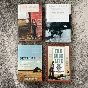 Homesteading Paperback Book Lot - Country Living